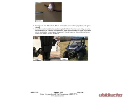 Trail Armor Full Windshield Polaris General 1000 | 4 1000 | XP 1000 | XP 4 1000 (All Editions) 2020-2025 - TA010SHLDEC-GENXP
