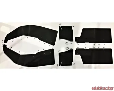 Trail Armor Mud Flap Fender Extensions Polaris General XP 1000 | XP 4 1000 (All Editions) 2020-2025 - TAMFFE-GENXP