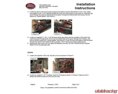 Trail Armor Factory Arched A-Arm Guards Polaris Ranger XP 1000 | Ranger XP 1000 Crew 2021-2025 - TA011ARMIMP-PR1000XPA-21