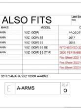 Trail Armor iMpact A-Arm CV Front A-Arm & Rear Trailing Arm Guards Yamaha YXZ 1000R 2016-2025                                     - TA011ARMIMP-YXZ - Image 11