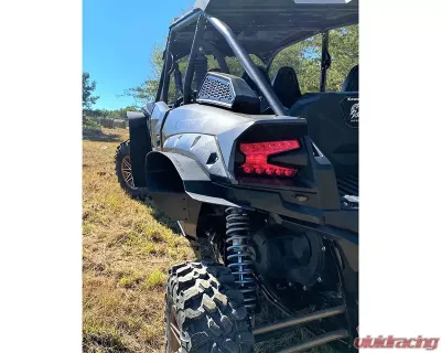 Trail Armor Mud Flap Fender Extensions Kawasaki KRX 4 1000 (All Editions) 2023-2025 - TAMFFE-KRX4
