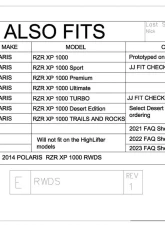 Trail Armor Rear Window Polaris RZR XP 1000 | XP Turbo 2014-2023                                     - TA010RWDS-RZR1000 - Image 5