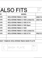 Trail Armor Bash Plate Yamaha Wolverine RMAX2 | RMAX4 Compact | RMAX4 2021-2025                                     - TA-YW-RMAX-BASH - Image 11