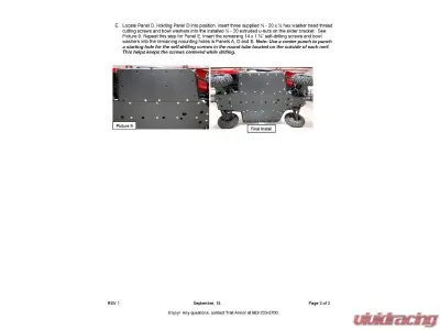 Trail Armor Full Skids with Centers Yamaha Viking 700 | EPS | EPS SE 3-Seater 2014-2024 - TA012FULLSKID-YV centers