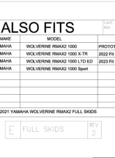 Trail Armor Full Skids Yamaha Wolverine RMAX2 | 1000 X-TR | 1000 LT Edition | 1000 Sport Impact 2021-2024                                     - TA012FULLSKID-YW-RMAX2 - Image 20