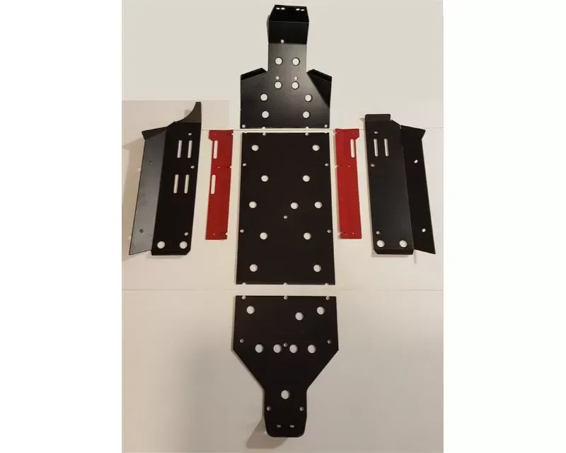 Trail Armor Full Skids with Integrated Center Yamaha YXZ 1000R 2016-2025 - TA012FULLSKID-YXZ centers