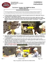 Trail Armor Full Skids with Integrated Center Yamaha YXZ 1000R 2016-2025                                     - TA012FULLSKID-YXZ centers - Image 12