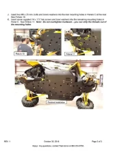 Trail Armor Full Skids with Integrated Center Yamaha YXZ 1000R 2016-2025                                     - TA012FULLSKID-YXZ centers - Image 14