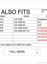Trail Armor Full Skids with Integrated Center Yamaha YXZ 1000R 2016-2025                                     - TA012FULLSKID-YXZ centers - Image 15