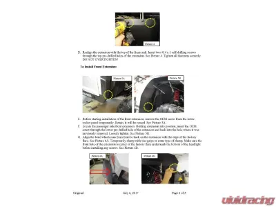 Trail Armor Mud Flap Fender Extensions Polaris General 1000 | 4 1000 2016-2025 - TAMFFE-GEN