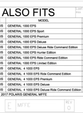 Trail Armor Mud Flap Fender Extensions Polaris General 1000 | 4 1000 2016-2025                                     - TAMFFE-GEN - Image 13