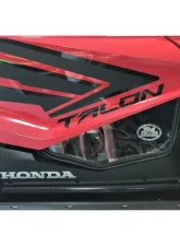 Trail Armor Clear Lower Door Insert Kit Honda Talon 1000X | 1000R 2019-2022                                     - TA001-DOORS-HT1000-C - Image 2