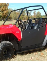 Trail Armor Half Door Style Debris w/ Mud Shields Polaris RZR 170 2019-2021                                     - TA001BLK-RZR170 - Image 7