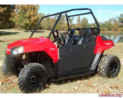 Trail Armor Half Door Style Debris w/ Mud Shields Polaris RZR 170 2019-2021 - TA001BLK-RZR170
