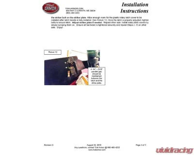 Trail Armor Door Debris Shields Polaris RZR 2008-2022 - TA001BLK-RZR