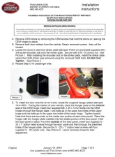 Trail Armor GENX Doors Polaris RZR XP 2014-2023                                     - TA001BLKGXEZ-RZR1000 - Image 3