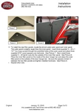 Trail Armor GENX Doors Polaris RZR XP 2014-2023                                     - TA001BLKGXEZ-RZR1000 - Image 5