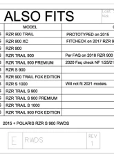 Trail Armor Rear Window Dust Shield Polaris RZR | RZR Trail 2015-2020                                     - TA010RWDS-RZR900S - Image 3