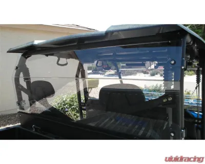 Trail Armor Rear Window Dust Shield Kit w/ Fast Clamps Polaris Ranger 2010-2021 - TA010RWDSFC-PR800