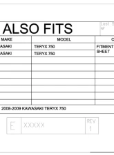 Trail Armor CoolFlo Windshield Kawasaki Teryx 2008-2009                                     - TA010SHLD-KAW0809 - Image 2