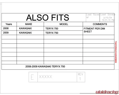 Trail Armor CoolFlo Windshield Kawasaki Teryx 2008-2009 - TA010SHLD-KAW0809