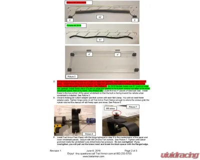 Trail Armor CoolFlo Windshield w/ Fast Clamps Kawasaki Teryx | Teryx4 2012-2020 - TA010SHLD-KAW4