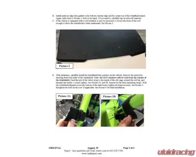 Trail Armor Windshield Textron Wildcat XX 2018 - TA010SHLD-TEXTRON-XX