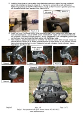 Trail Armor CoolFlo Windshield w/ Fast Clamps Polaris Sportsman ACE 2014-2019                                     - TA010SHLDFC-ACE - Image 9