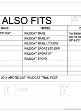 Trail Armor CoolFlo Windshield w/ Fast Clamps Arctic Cat Wildcat Trail | Sport 2014-2017                                     - TA010SHLDFC-ACWTRL - Image 4