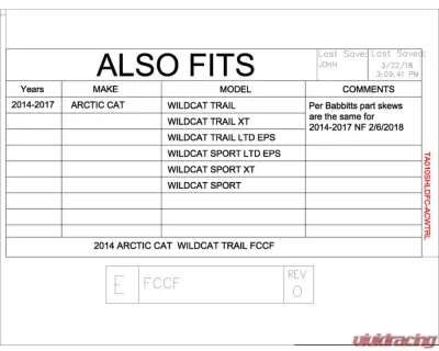 Trail Armor CoolFlo Windshield w/ Fast Clamps Arctic Cat Wildcat Trail | Sport 2014-2017 - TA010SHLDFC-ACWTRL