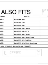 Trail Armor CoolFlo Windshield Polaris Ranger 2009-2023                                     - TA010SHLDFC-PR09 - Image 4