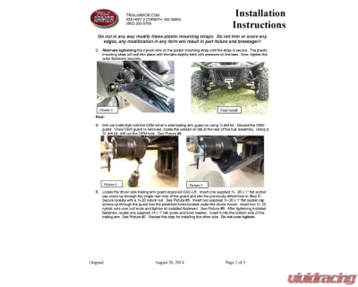 Trail Armor iMpact A-Arm CV Front & Rear Trailing Boot Guards Can-Am Commander 2010-2020 - TA011ARMIMP-CAC