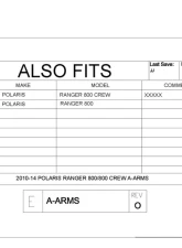 Trail Armor iMpact A-Arm CV Front & Rear Boot Guards Polaris Ranger 800 | 800 Crew 2010-2014                                     - TA011ARMIMP-PR10 - Image 5