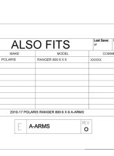 Trail Armor iMpact A-Arm CV Front & Rear Boot Guards Polaris Ranger 800 6x6 2010-2017                                     - TA011ARMIMP-PR116x6 - Image 4