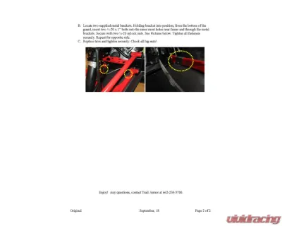 Trail Armor iMpact A-Arm CV Front & Rear Boot Guards Polaris RZR 570 S 2017 - TA011ARMIMP-RZR570S-17