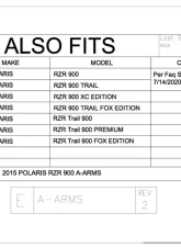 Trail Armor iMpact Front & Rear A-Arm Guards Polaris RZR 900 2015-2020                                     - TA011ARMIMP-RZR90015 - Image 9