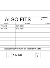 Trail Armor iMpact A-Arm CV Front & Rear Boot Guards Polaris RZR 800 2009-2014                                     - TA011ARMIMP-RZRS-4 - Image 6