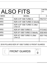 Trail Armor iMpact Front Arm Guards Set of 2 Polaris RZR XP 1000 | XP 4 1000 Turbo 2018-2022                                     - TA012ARMIMPFG-RZRTURBO-S - Image 6
