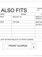 Trail Armor iMpact Front A-Arm Guards Textron | Tracker 2018-2022                                     - TA012ARMIMPFG-TEXTRON-XX - Image 8