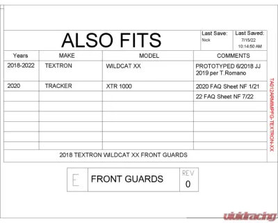 Trail Armor iMpact Front A-Arm Guards Textron | Tracker 2018-2022 - TA012ARMIMPFG-TEXTRON-XX