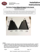 Trail Armor iMpact Front A-Arm Guards Textron | Tracker 2018-2022                                     - TA012ARMIMPFG-TEXTRON-XX - Image 9