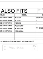 Trail Armor Full Skids Polaris Sportsman ACE 2014-2019                                     - TA012FULLSKID-ACE - Image 6