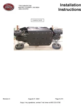 Trail Armor Full Skids w/ Center Arctic Cat Wildcat 4 2013-2018                                     - TA012FULLSKID-ACW4 centers - Image 13