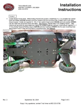 Trail Armor Full Skids w/ Center Arctic Cat Wildcat 1000 | X 2013-2018                                     - TA012FULLSKID-ACW centers - Image 15