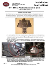 Trail Armor Full Skids w/ Center Can-Am Commander 800 | 1000 2010-2014                                     - TA012FULLSKID-CAC11 centers - Image 4