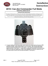 Trail Armor Full Skids w/ Center Can-Am Commander 800 | 1000 2015-2020                                     - TA012FULLSKID-CAC15 centers - Image 4