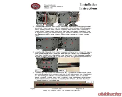 Trail Armor Full Skids w/ Center Can-Am Commander Max 800 | 1000 2014-2020 - TA012FULLSKID-CACMXXT centers