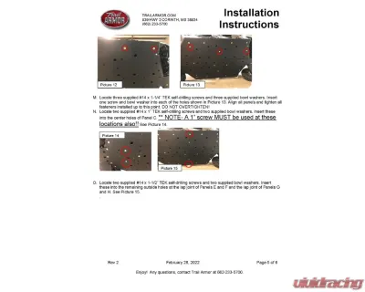Trail Armor Full Skids - TA012FULLSKID-CADMAX