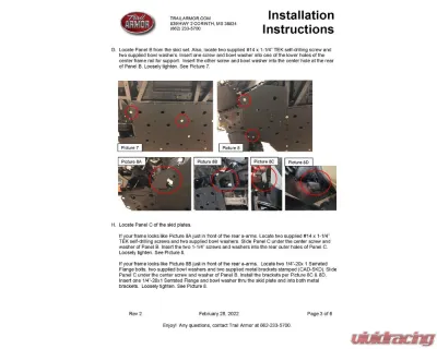 Trail Armor Full Skids - TA012FULLSKID-CADMAX