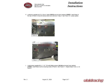 Trail Armor Full Skids w/ Center Can-Am Maverick Trail | Sport 2018-2019 - TA012FULLSKID-CAMTRL centers